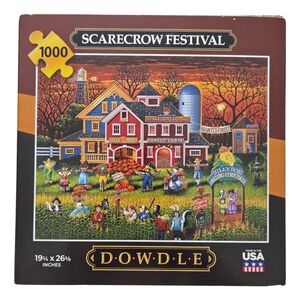 Dowdle Scarecrow Festival 1000 Piece Jigsaw Puzzle